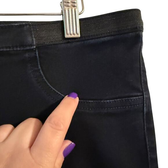 Altar'd State Dark wash stretchy Jeggings Size Large - Picture 3 of 5